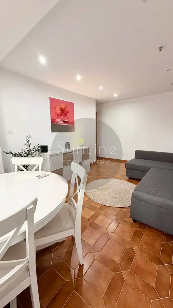 Living room of Flat for rent in Valencia  with Air Conditioner, Furnished and Balcony