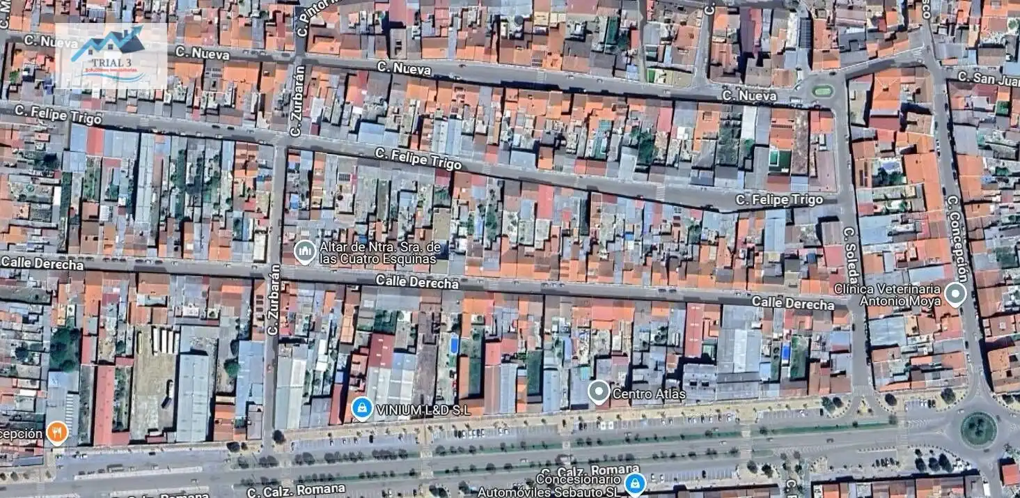Vista exterior de Casa o chalet en venta en Puebla de la Calzada con Terraza