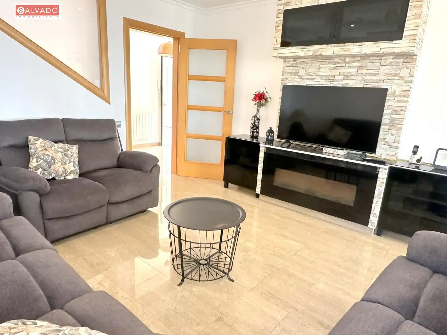Sala de estar de Casa o chalet en venta en El Vendrell con Calefacción, Jardín privado y Terraza