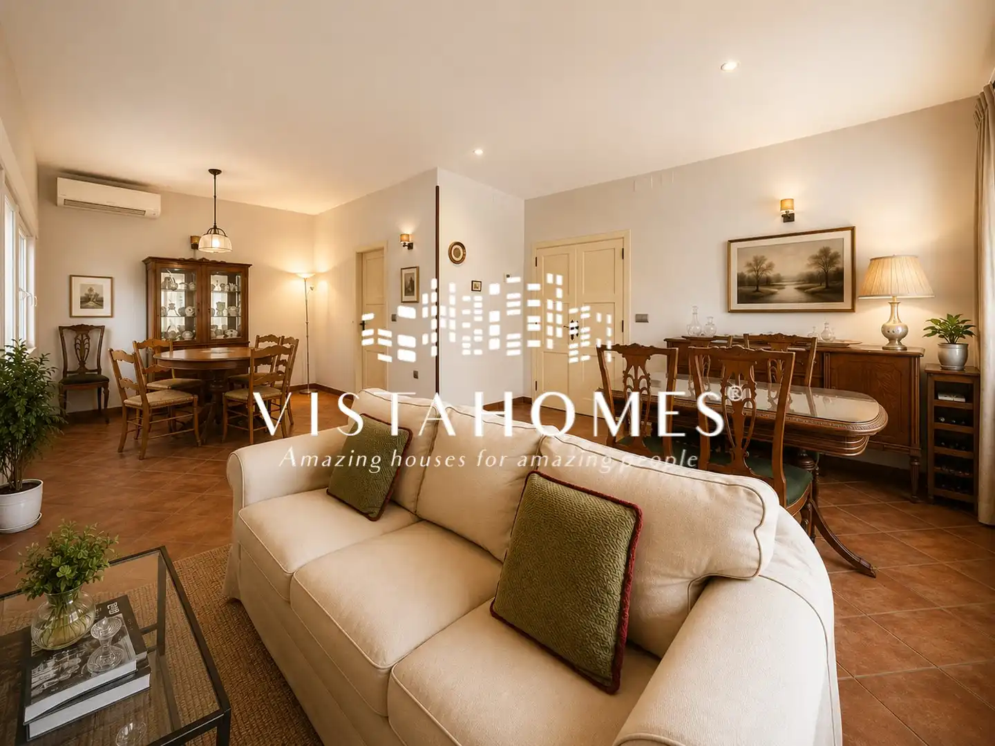 Sala de estar de Casa o chalet en venta en San Agustín del Guadalix con Aire acondicionado, Calefacción y Jardín privado