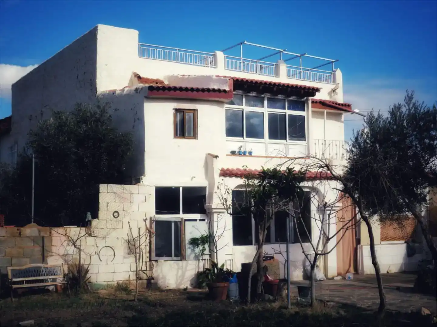 Vista exterior de Casa adosada en venta en Albuñán