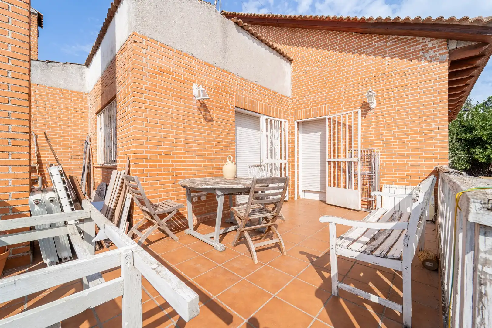 Terrassa de Casa o xalet en venda en Casarrubios del Monte amb Aire condicionat, Calefacció i Jardí privat