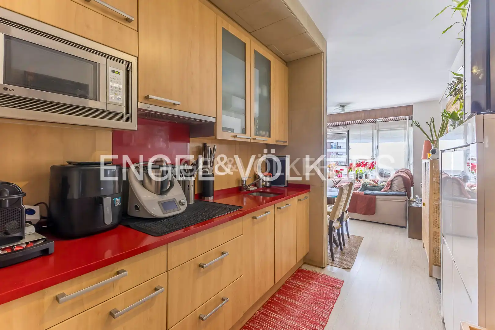 Kitchen of Flat for sale in Madrid  with Air Conditioner, Heating and Parquet flooring