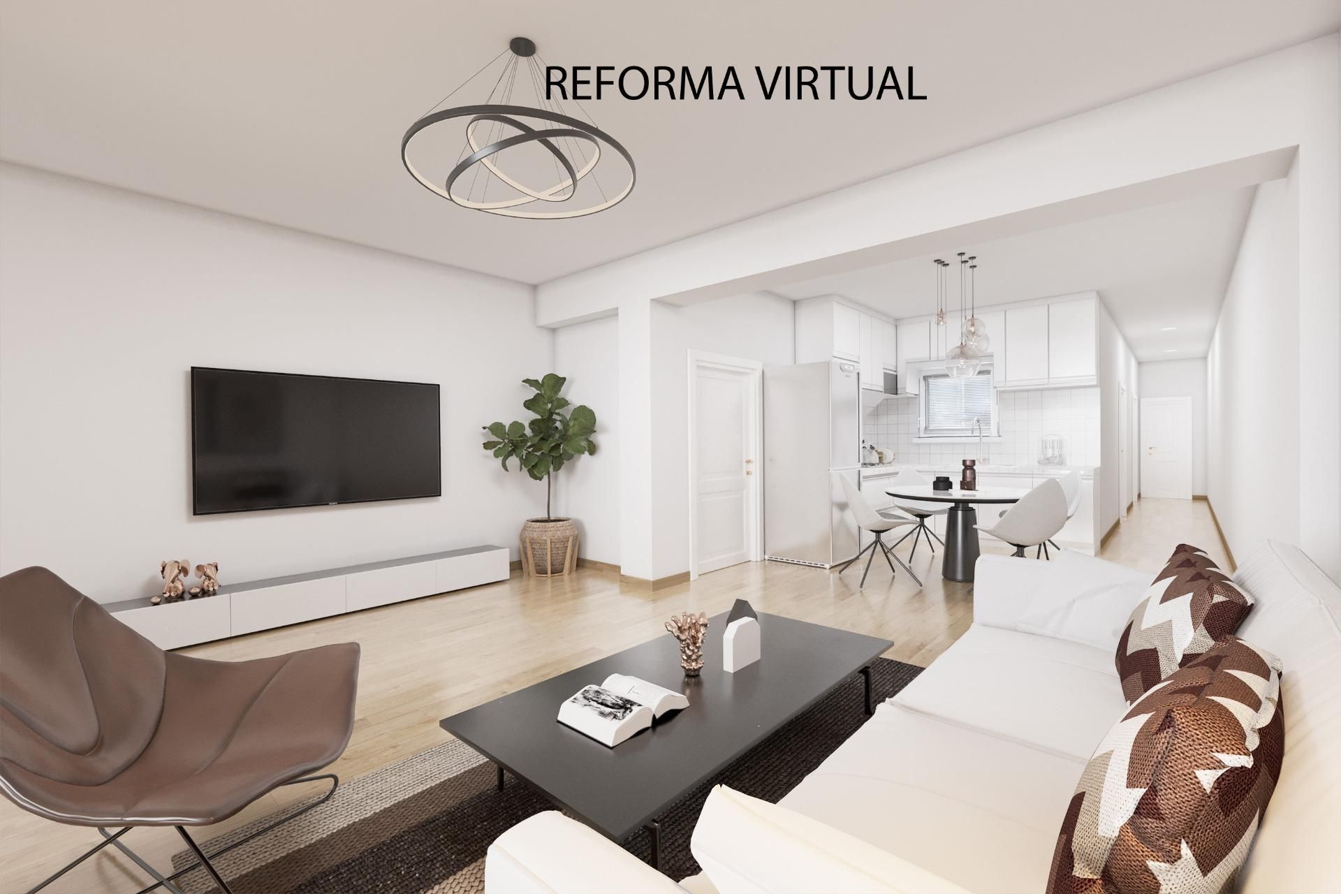 Living room of Flat for sale in Castellón de la Plana / Castelló de la Plana  with Air Conditioner, Heating and Balcony