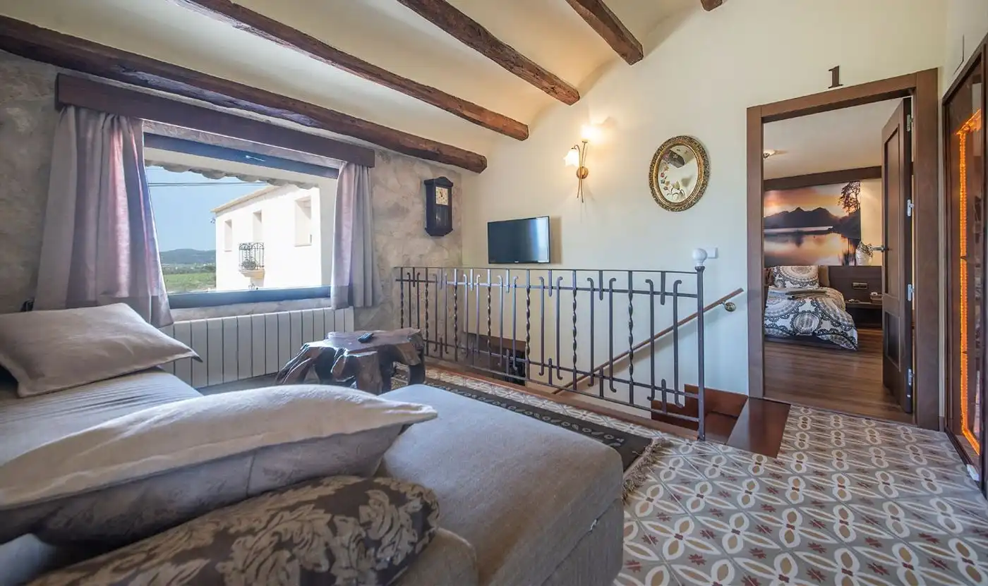 Habitación de Casa o chalet en venta en Vilobí del Penedès con Aire acondicionado, Calefacción y Terraza