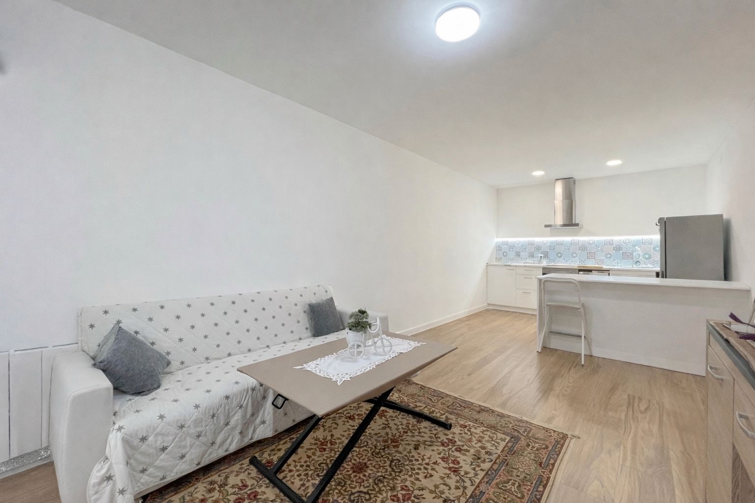 Living room of Flat for sale in Mollet del Vallès  with Air Conditioner and Furnished