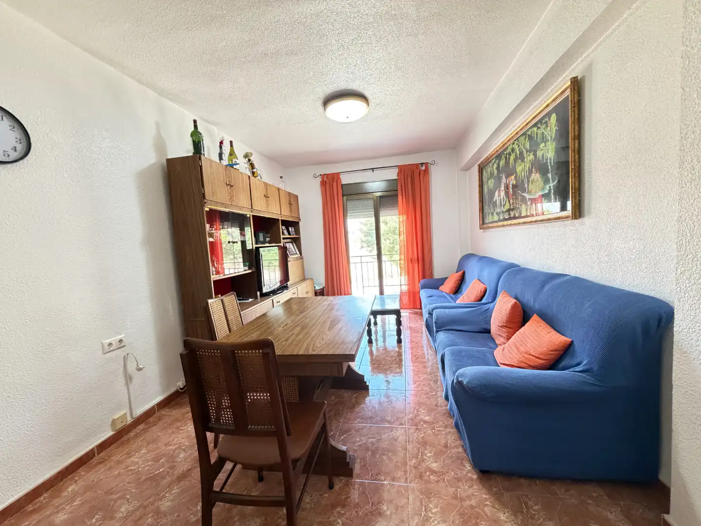 Sala de estar de Piso en venta en Carlet con Terraza, Trastero y Amueblado