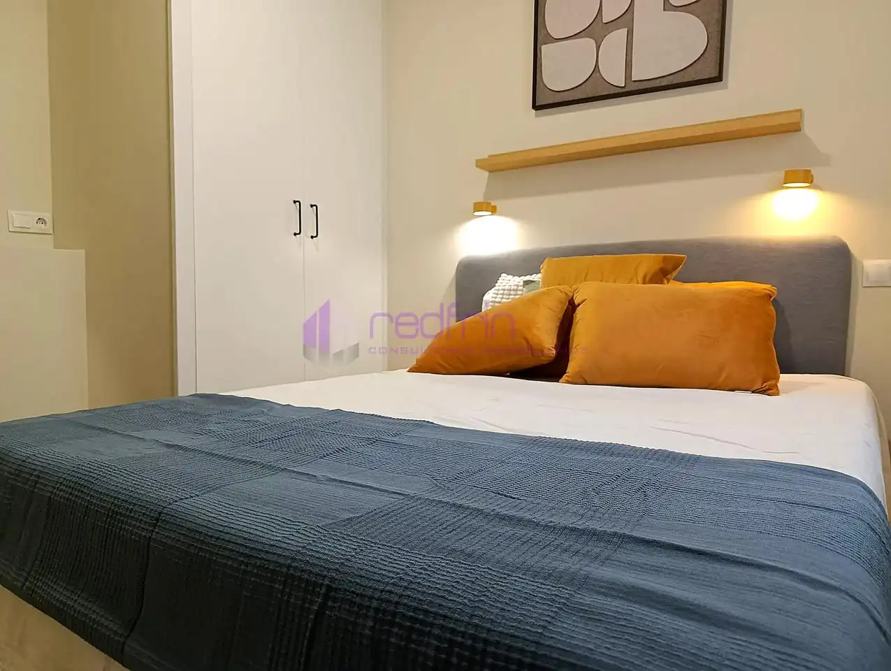 Bedroom of Flat for sale in Madrid