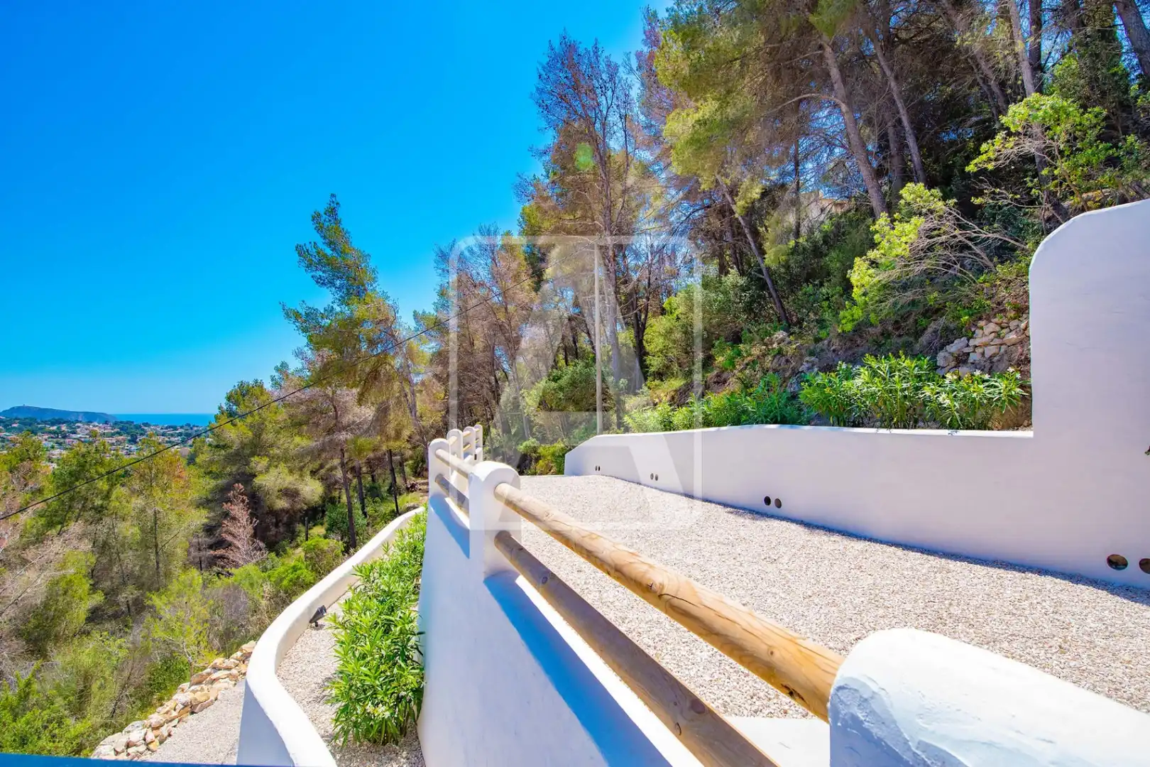 Vista exterior de Finca rústica en venda en Benissa amb Aire condicionat, Calefacció i Jardí privat