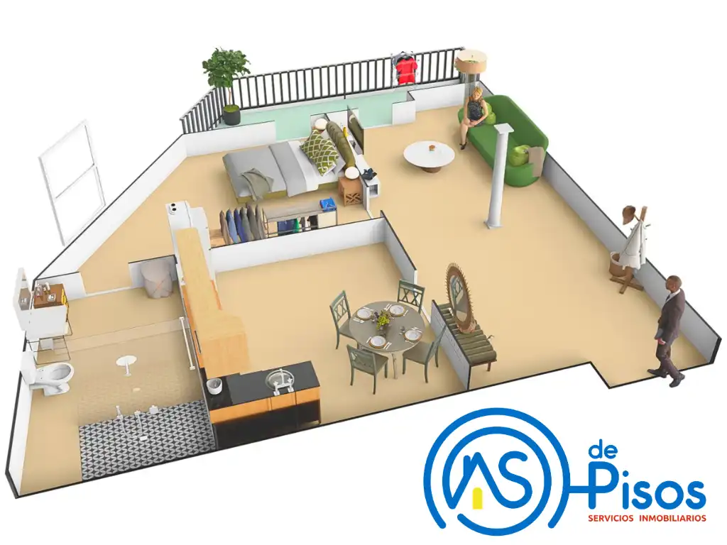Apartament de lloguer en Zaragoza amb Calefacció, Parquet i Moblat