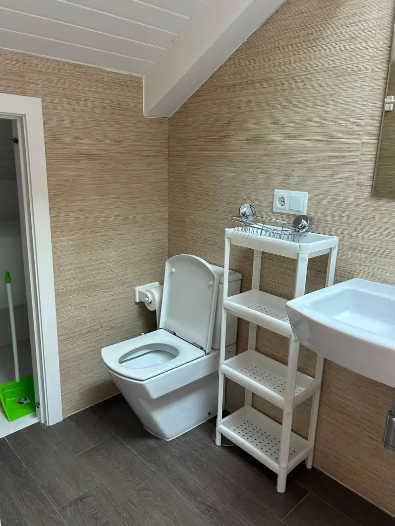 Bathroom of Flat for rent in Santiago de Compostela   with Furnished