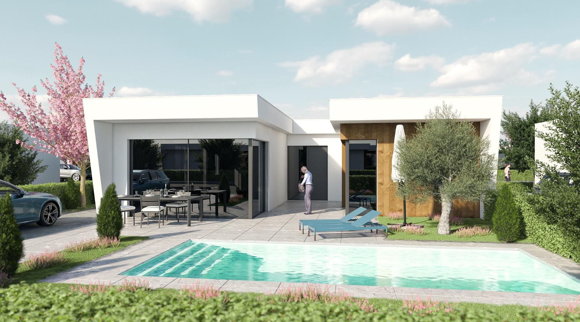 Exterior view of Flat for sale in San Pedro del Pinatar  with Air Conditioner, Heating and Private garden
