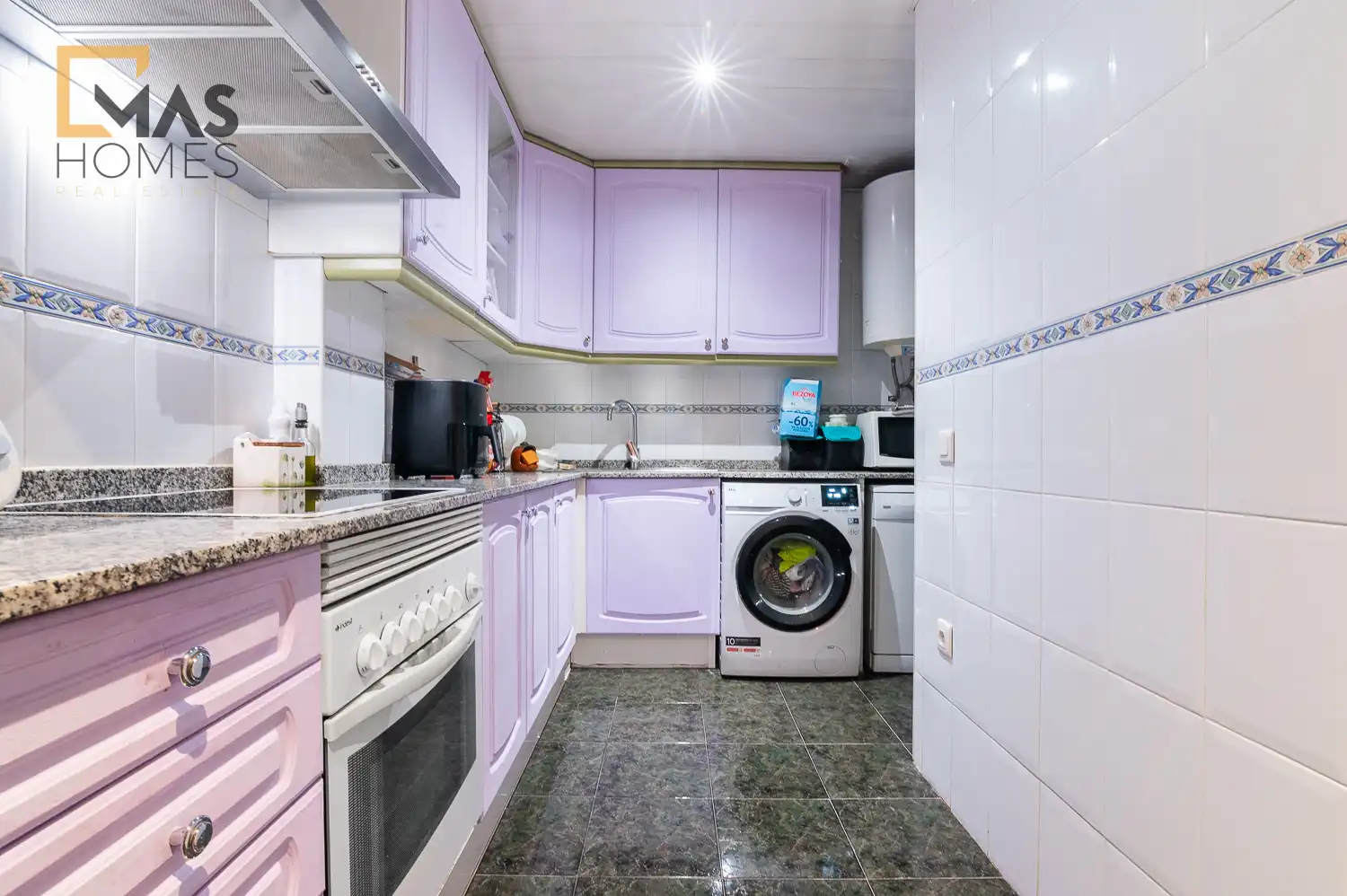 Küche von Wohnung zum Verkauf in Terrassa mit Klimaanlage, Heizung und Terrasse