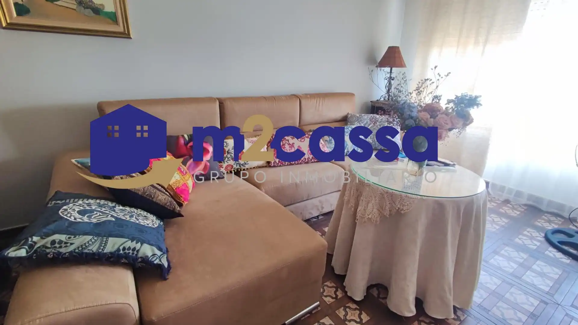 Living room of Flat for sale in Lorca  with Furnished and Balcony