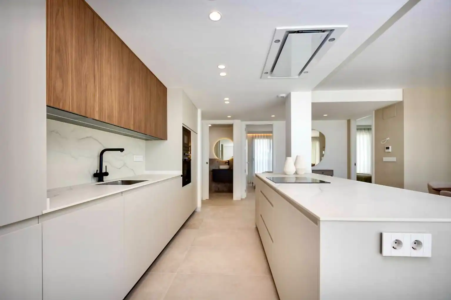 Cocina de Casa o chalet en venta en Mutxamel con Aire acondicionado, Jardín privado y Terraza