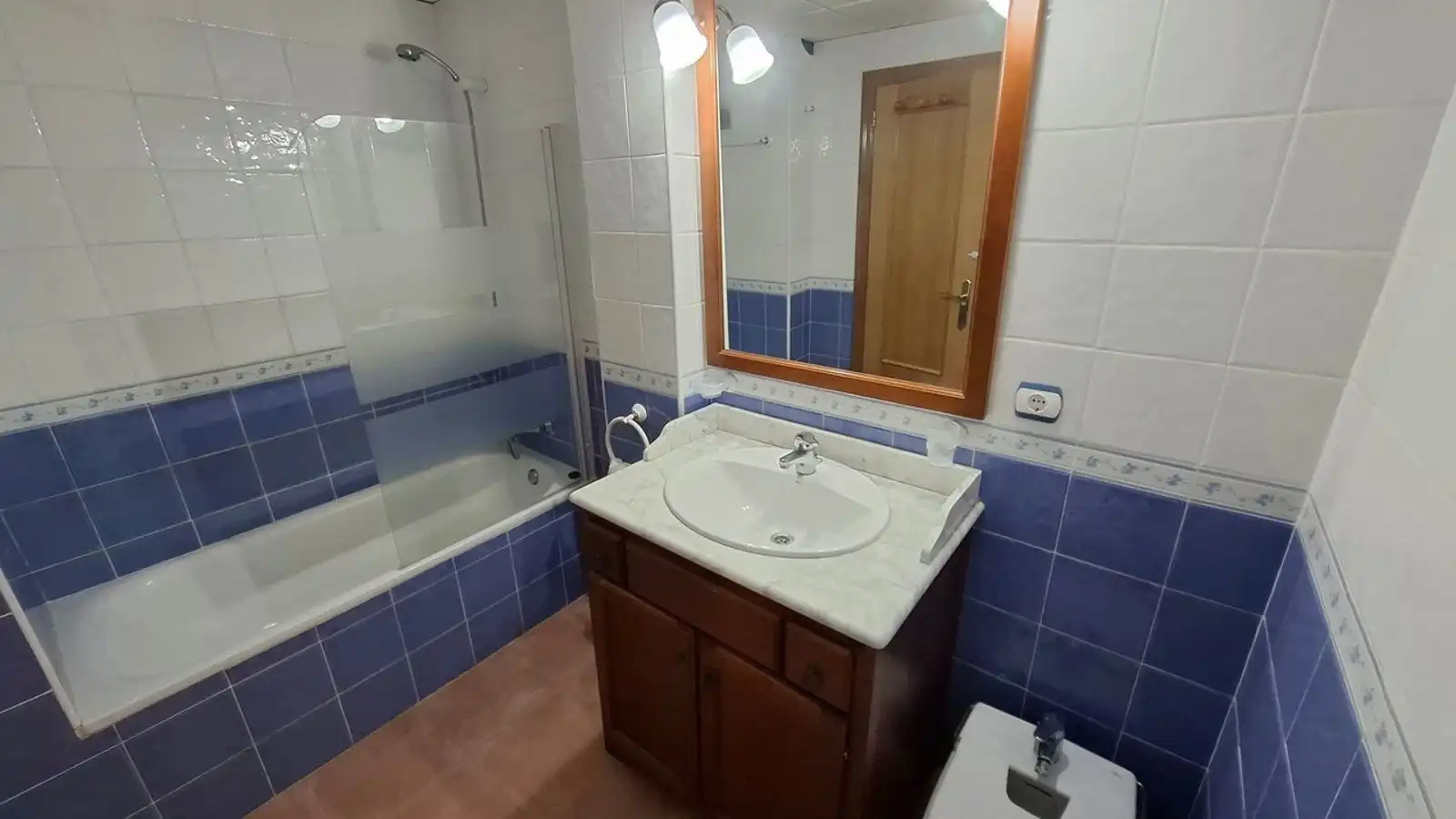 Baño de Ático en venta en Mojácar con Aire acondicionado, Terraza y Piscina