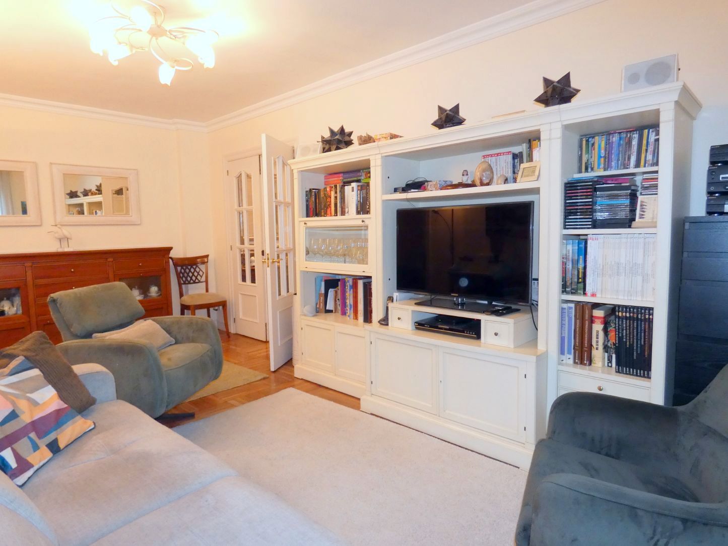 Sala de estar de Piso en venta en Bilbao  con Calefacción, Terraza y Trastero