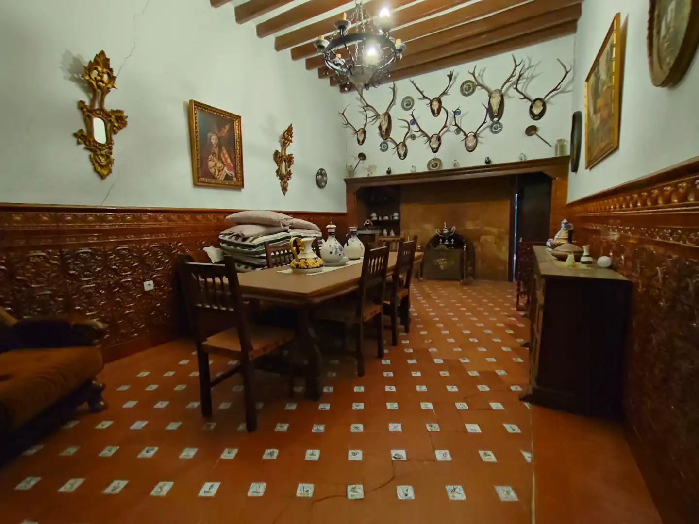 Dining room of Country homes for sale in Priego de Córdoba  with Private garden, Terrace and Swimming Pool