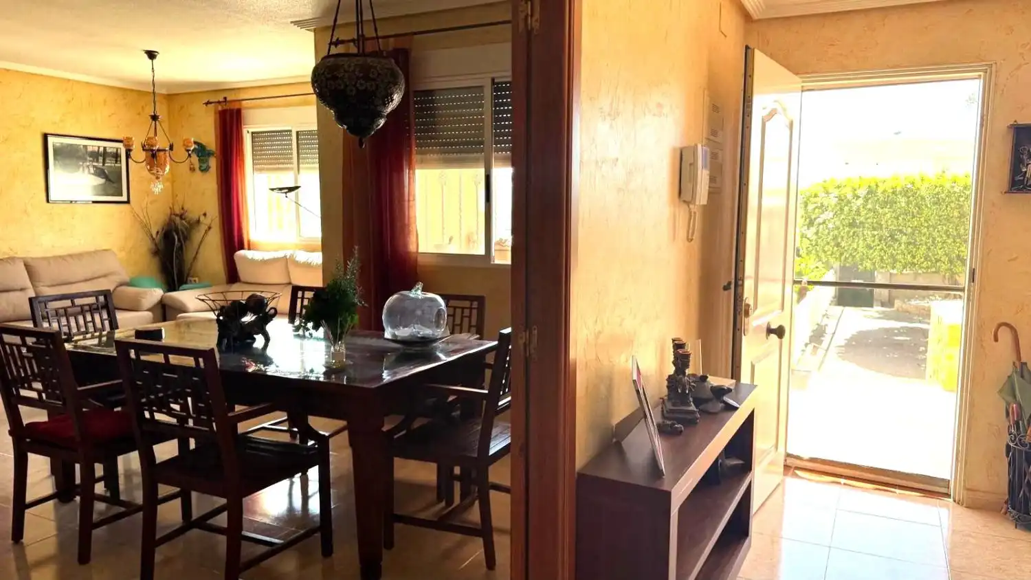 Dining room of Houses for sale in Orihuela  with Air Conditioner, Private garden and Storage room