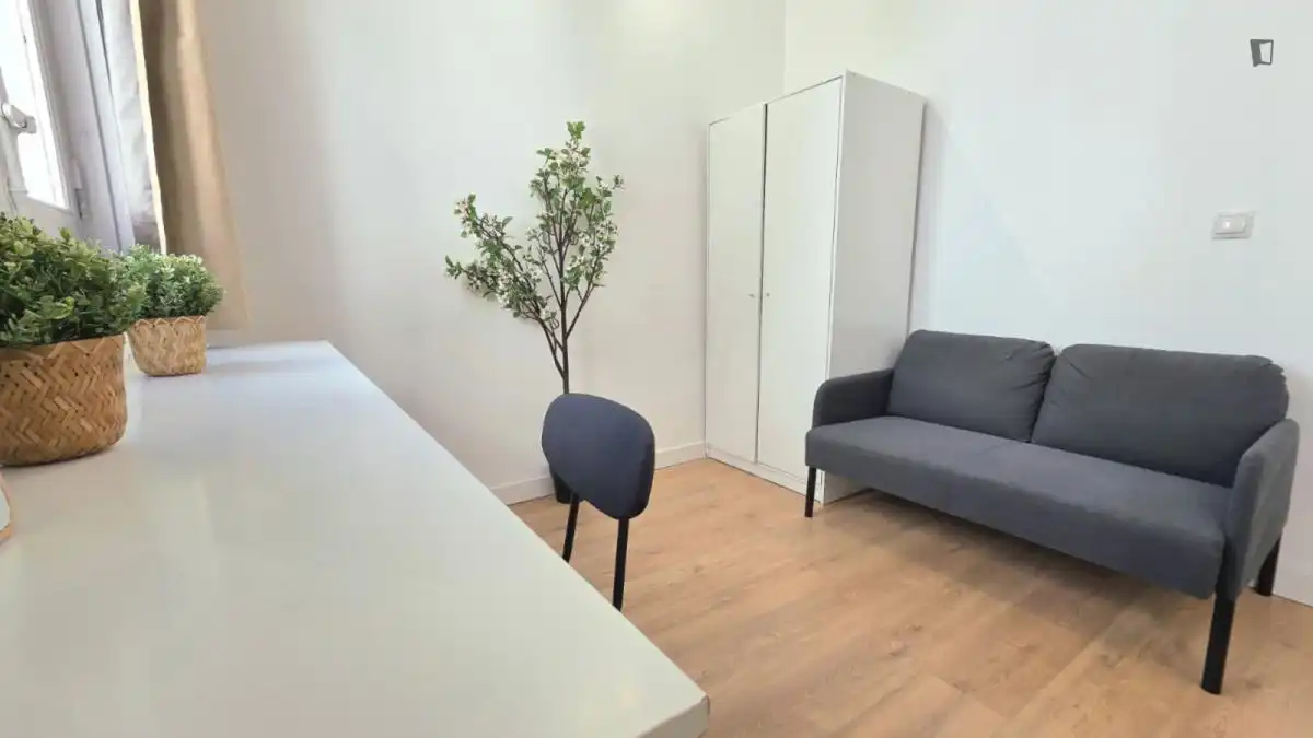 Sala d'estar de Apartament de lloguer en Madrid amb Moblat, Forn i Rentadora