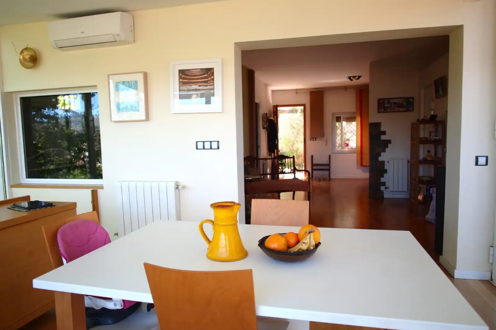 Comedor de Casa o chalet de alquiler en Sant Cugat del Vallès con Aire acondicionado, Calefacción y Jardín privado