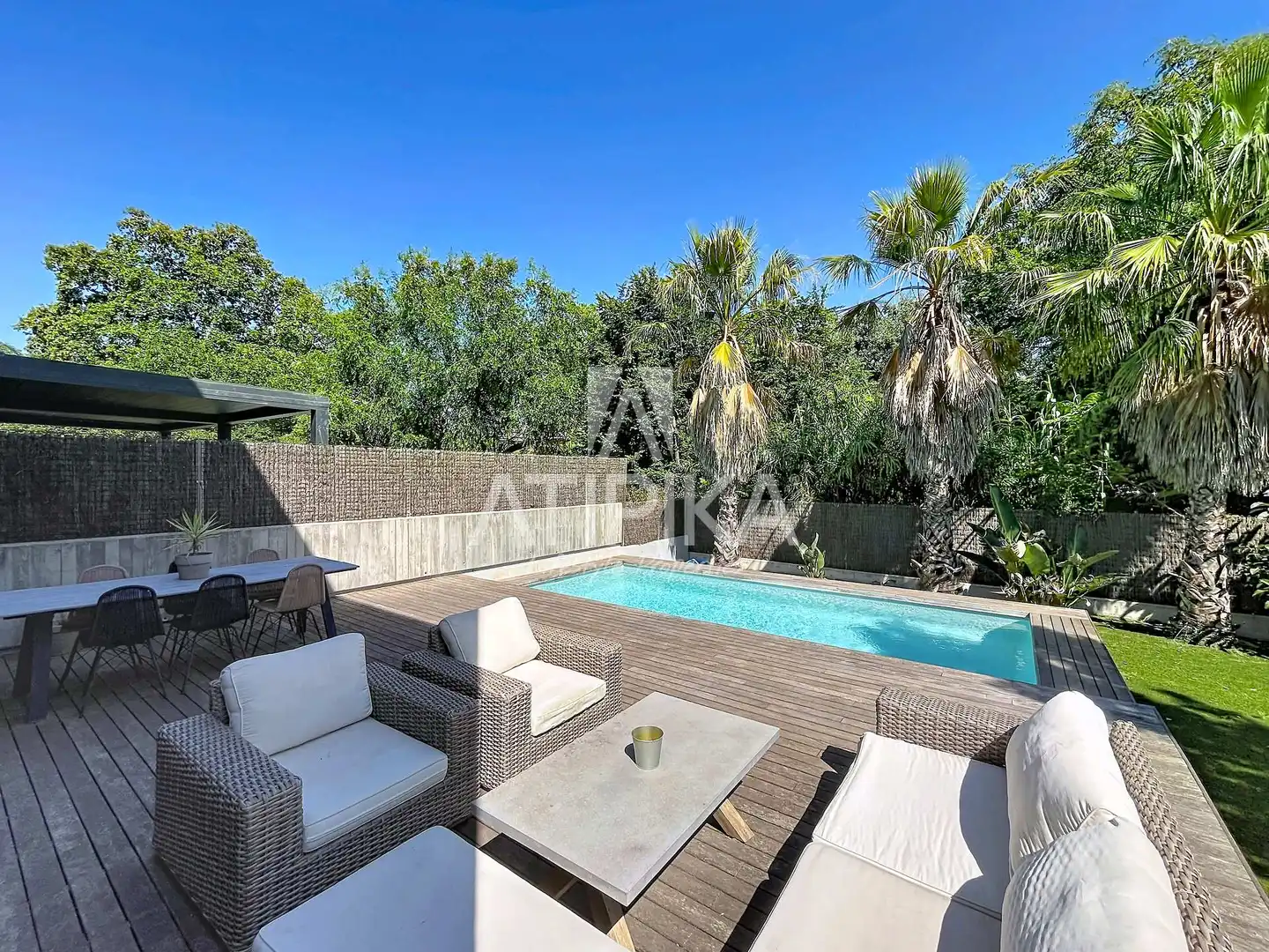 Terrassa de Casa o xalet en venda en Sant Cugat del Vallès amb Aire condicionat, Calefacció i Terrassa