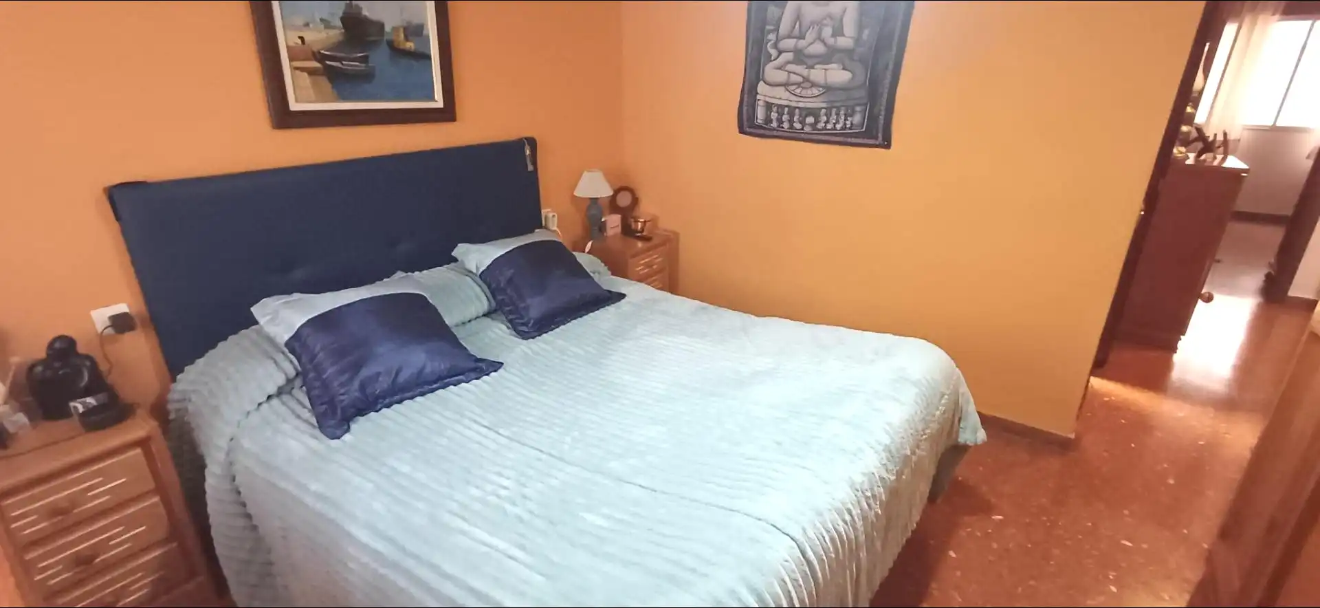 Bedroom of Flat for sale in Málaga  with Air Conditioner and Balcony