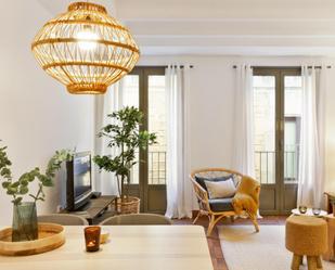 Living room of Apartment to rent in  Barcelona Capital  with Air Conditioner, Heating and Furnished