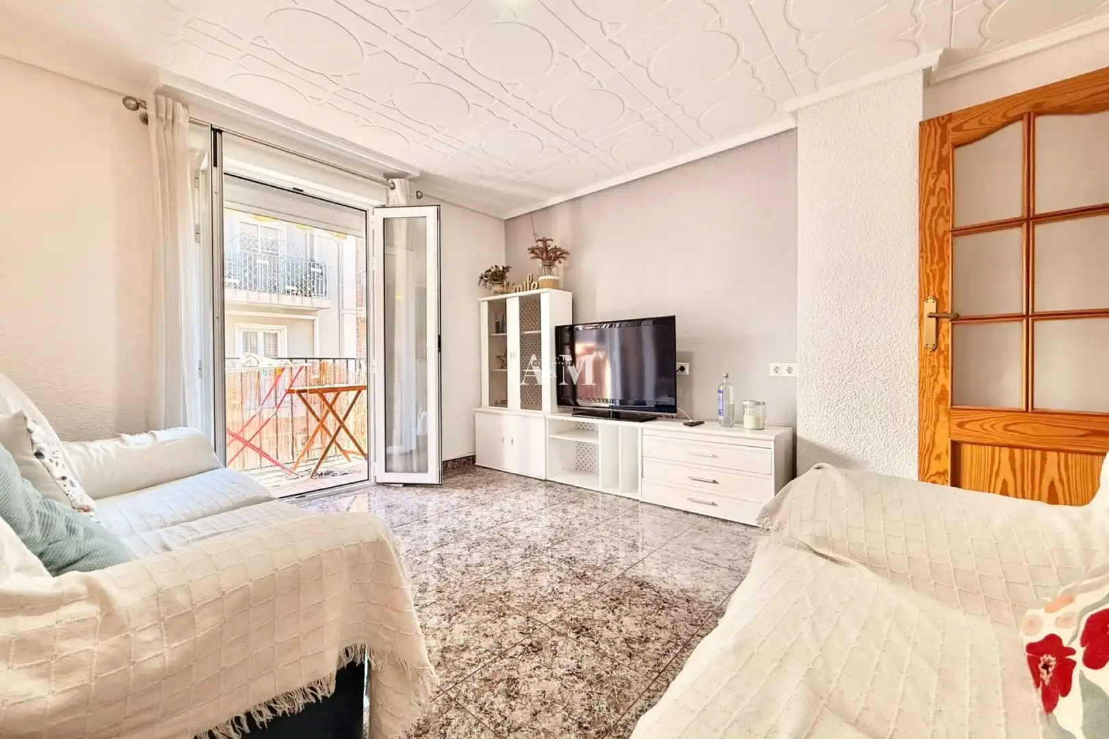 Living room of Flat for rent in Elche / Elx  with Terrace, Furnished and Washing machine