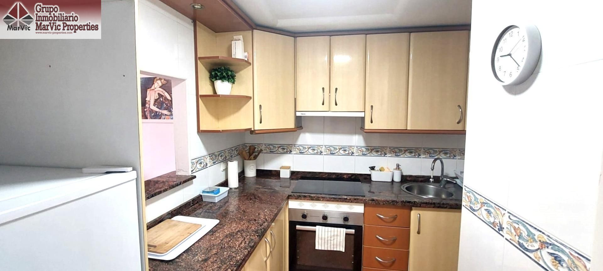 Kitchen of Flat for sale in Benidorm  with Private garden, Terrace and Community pool