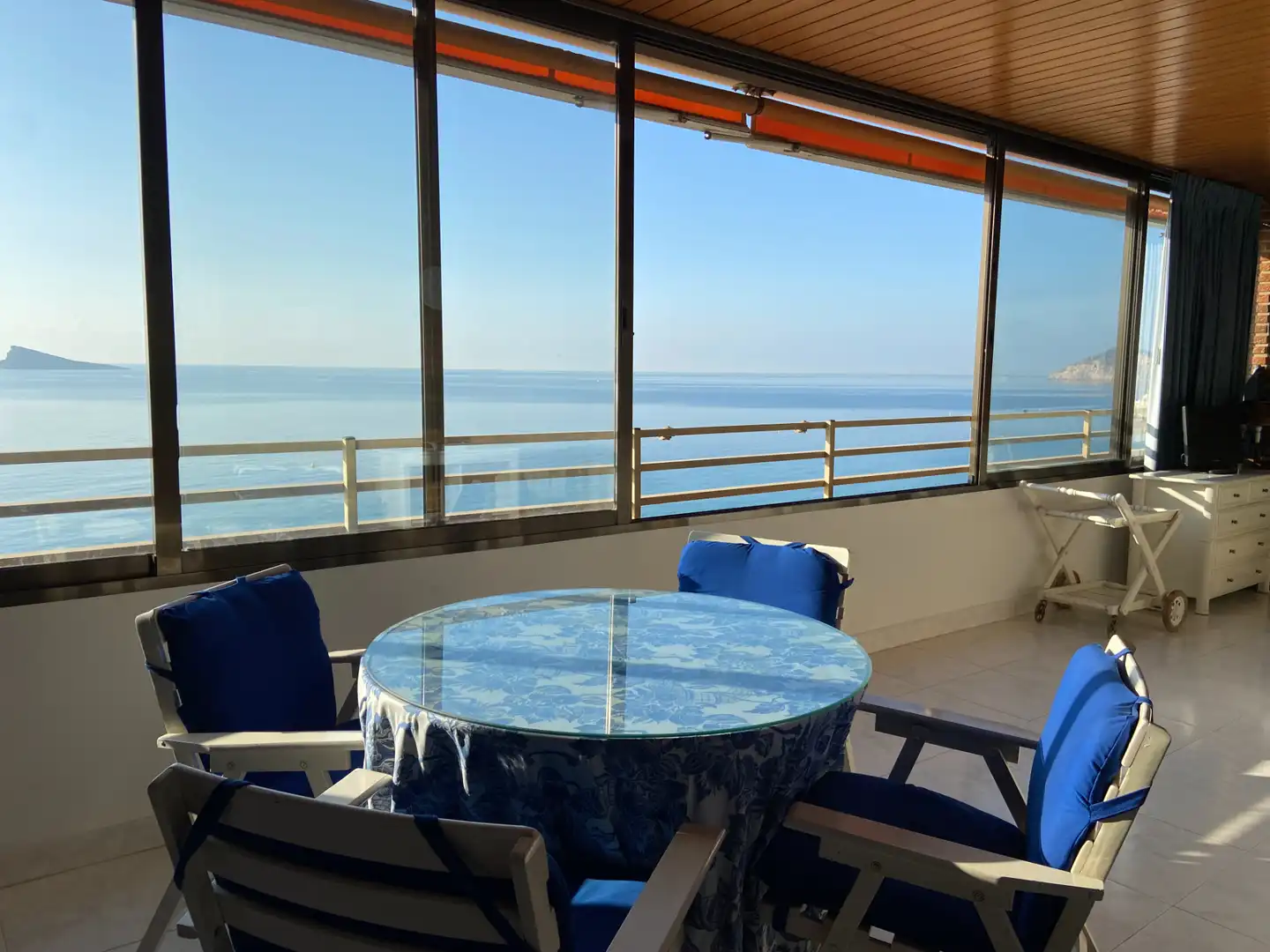 Terrace of Flat for rent in Benidorm  with Heating, Parquet flooring and Terrace