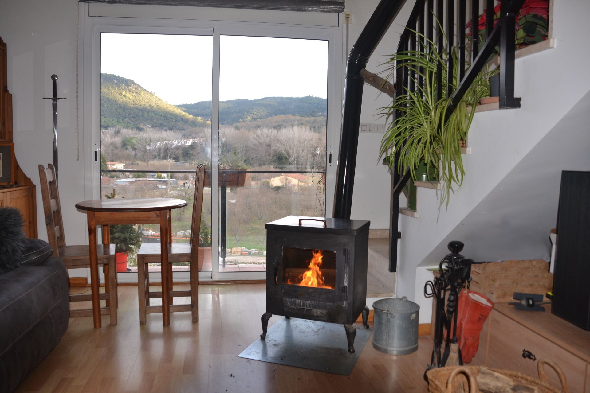 Sala d'estar de Dúplex en venda en Amer amb Aire condicionat, Calefacció i Terrassa