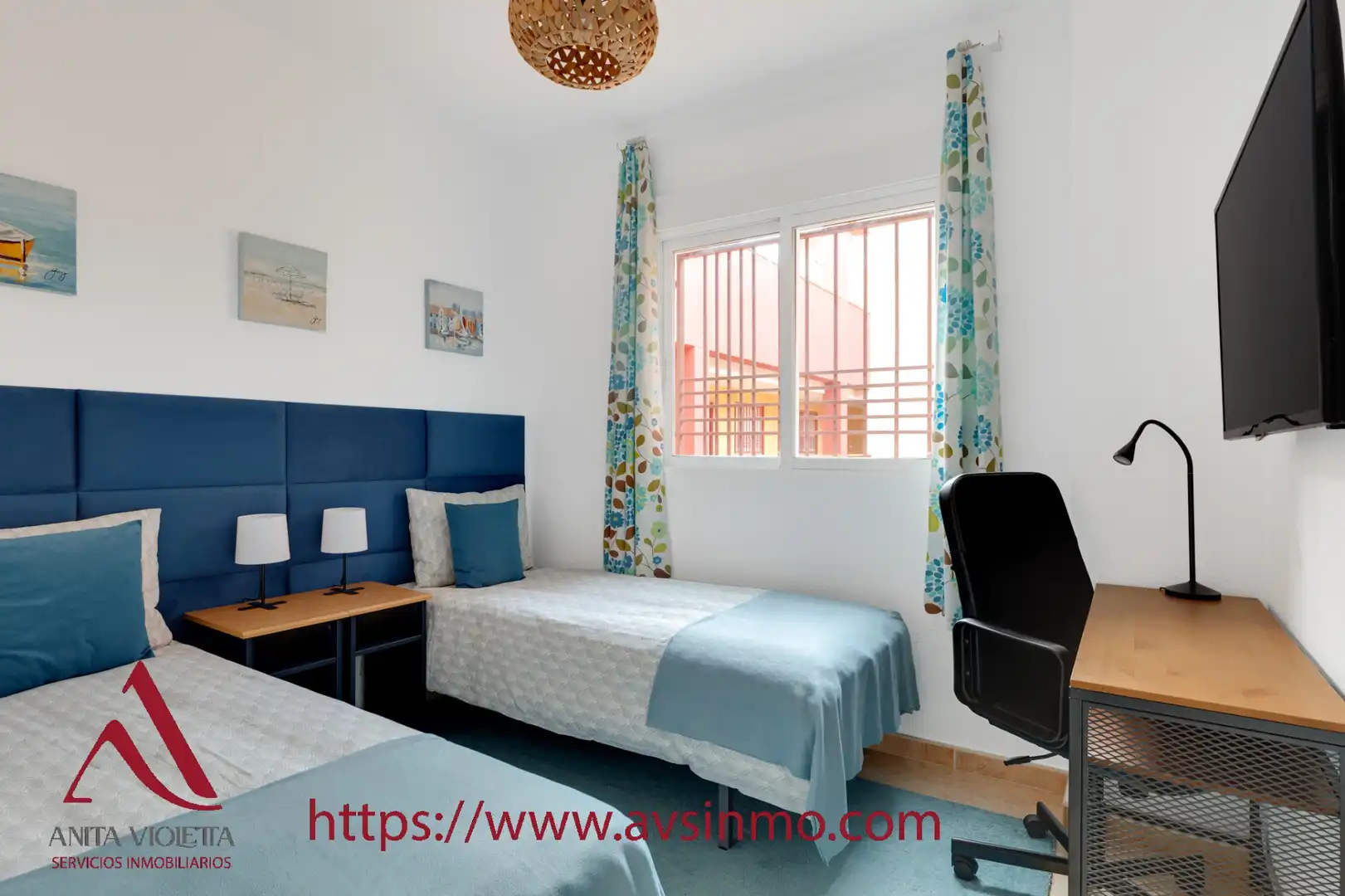 Dormitori de Apartament de lloguer en Torrevieja amb Aire condicionat, Moblat i Forn