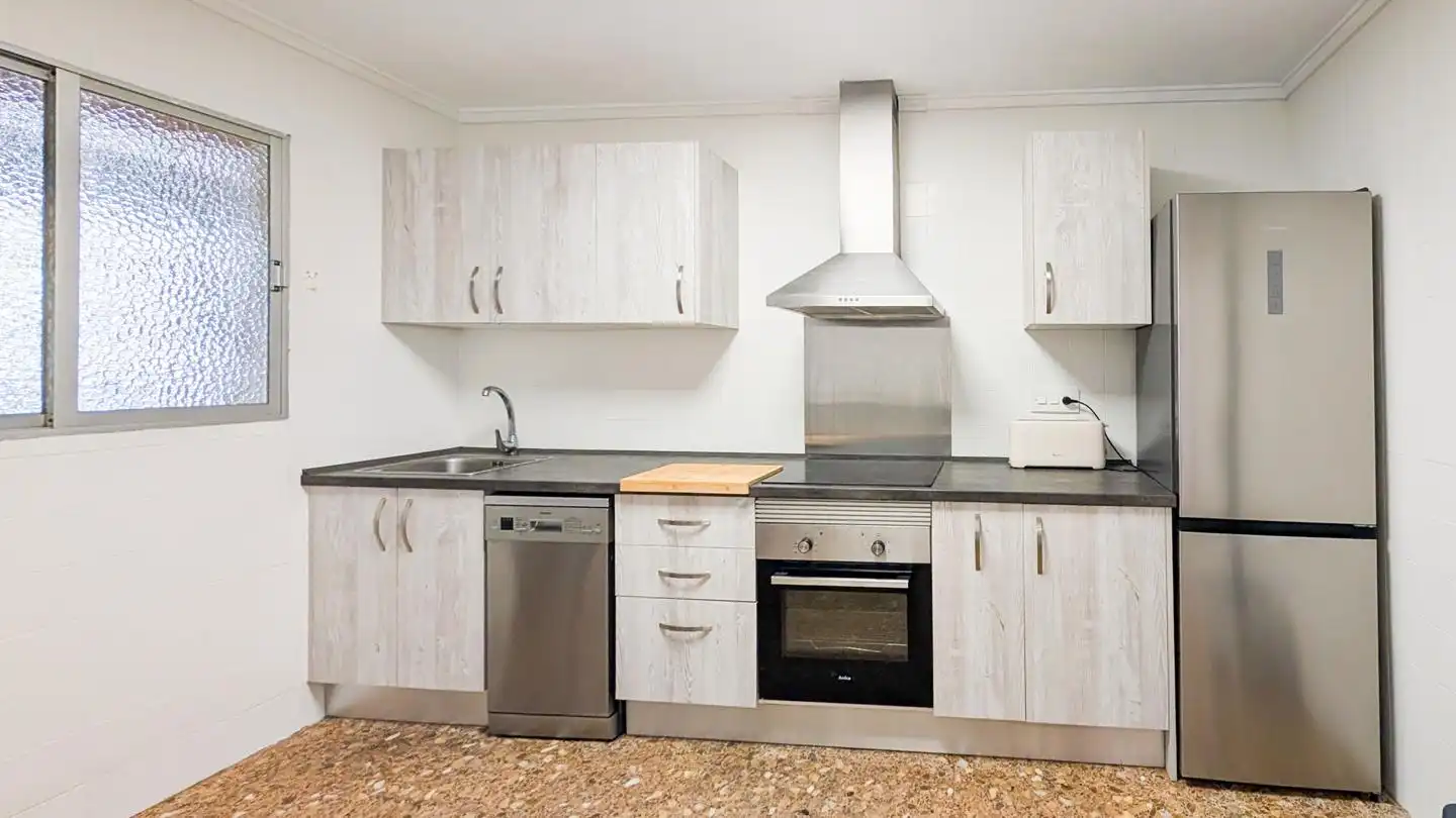Cocina de Piso en venta en Santa Pola con Terraza, Trastero y Amueblado