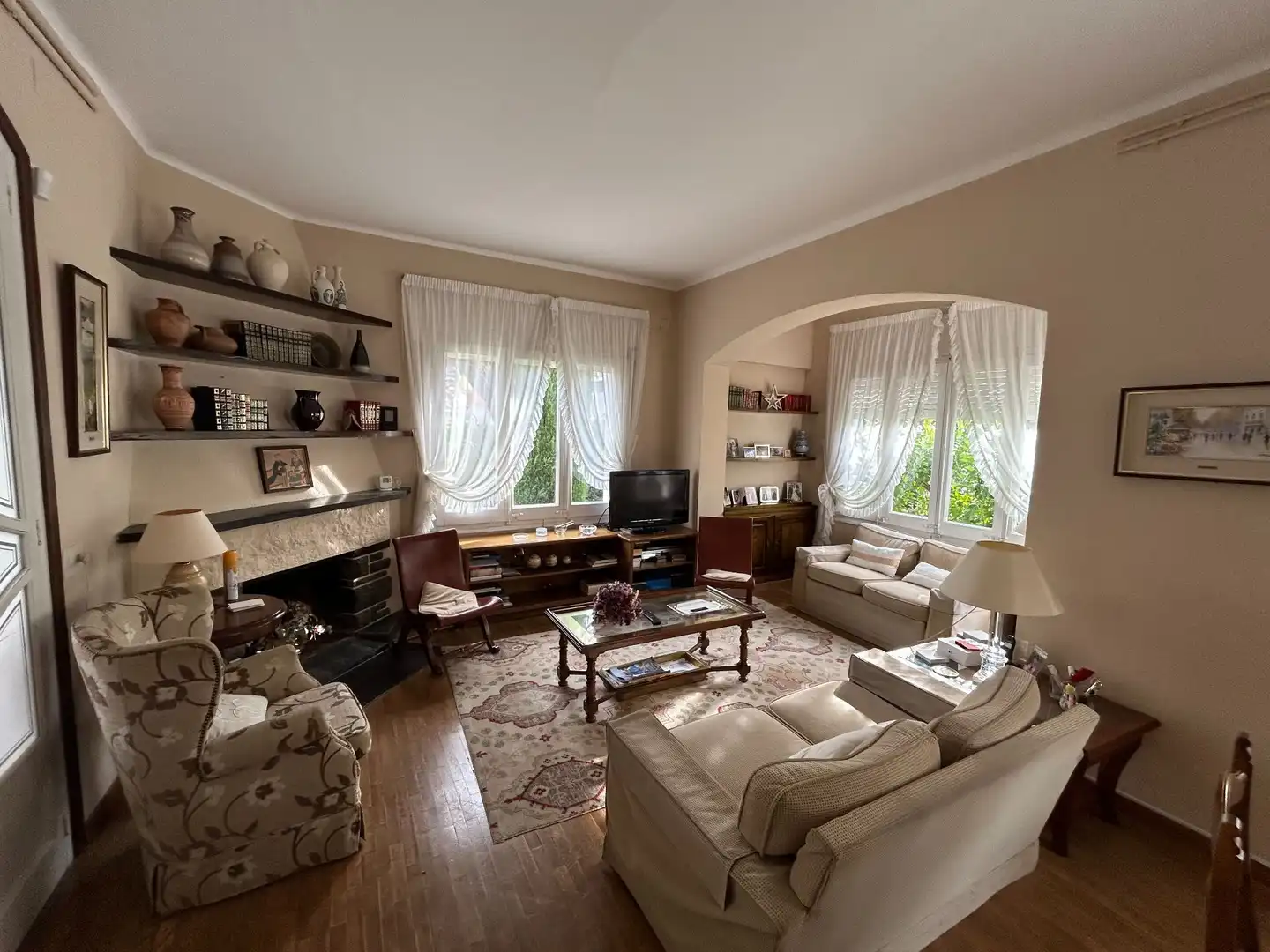 Sala d'estar de Casa o xalet en venda en Santa Maria de Palautordera amb Calefacció i Jardí privat