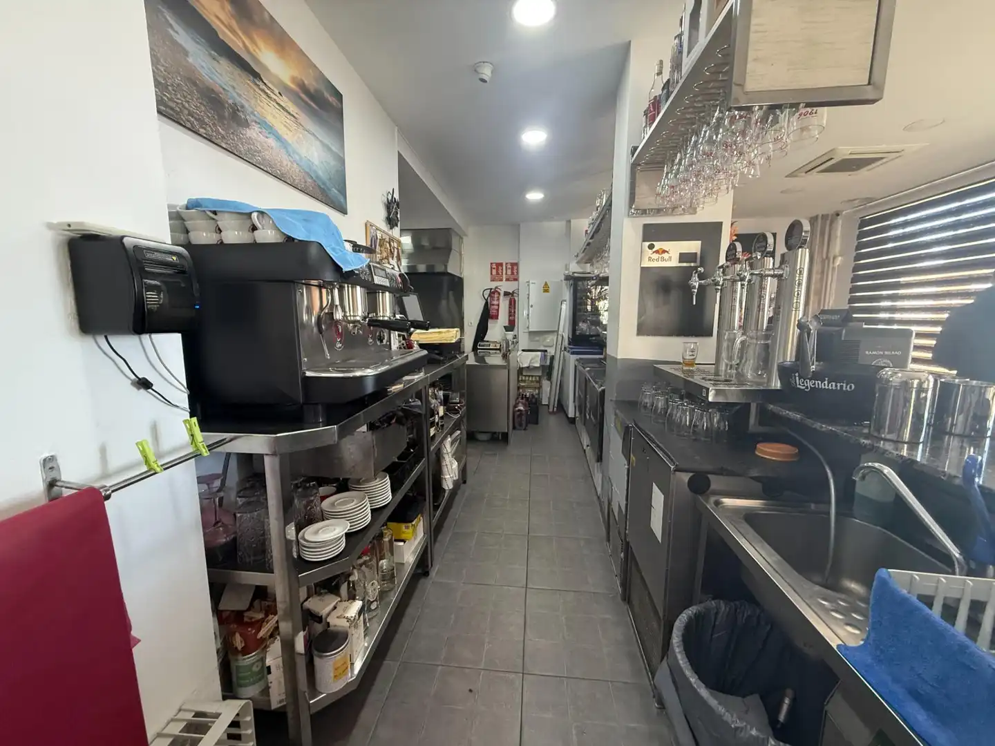 Küche von Geschaftsraum zur Miete in Almería mit Terrasse und Möbliert