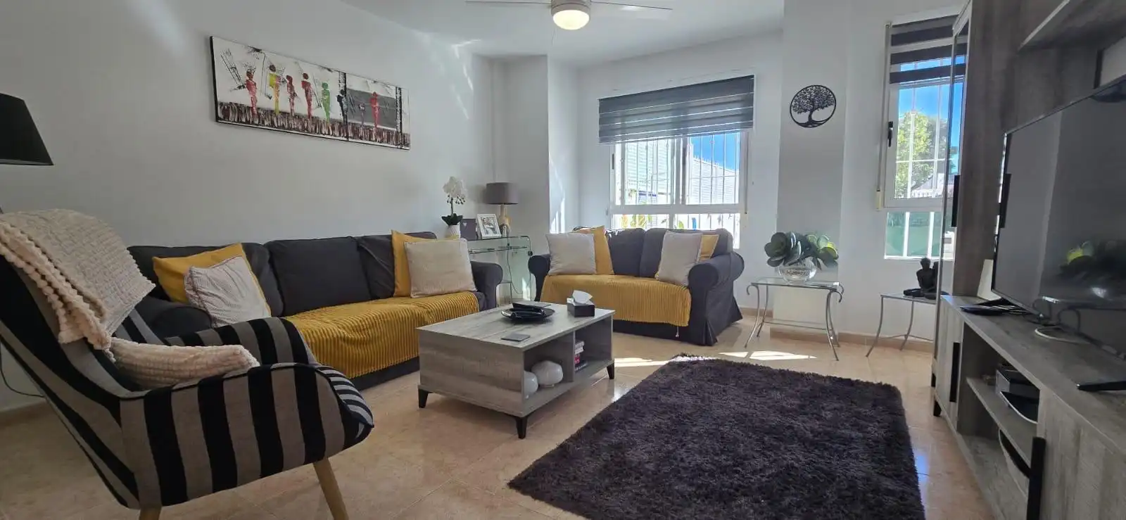 Sala de estar de Casa o chalet en venta en Mazarrón con Terraza, Piscina y Balcón