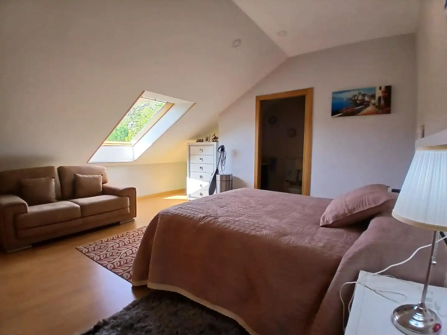 Schlafzimmer von Wohnung zum Verkauf in Muros mit Heizung, Terrasse und Abstellraum