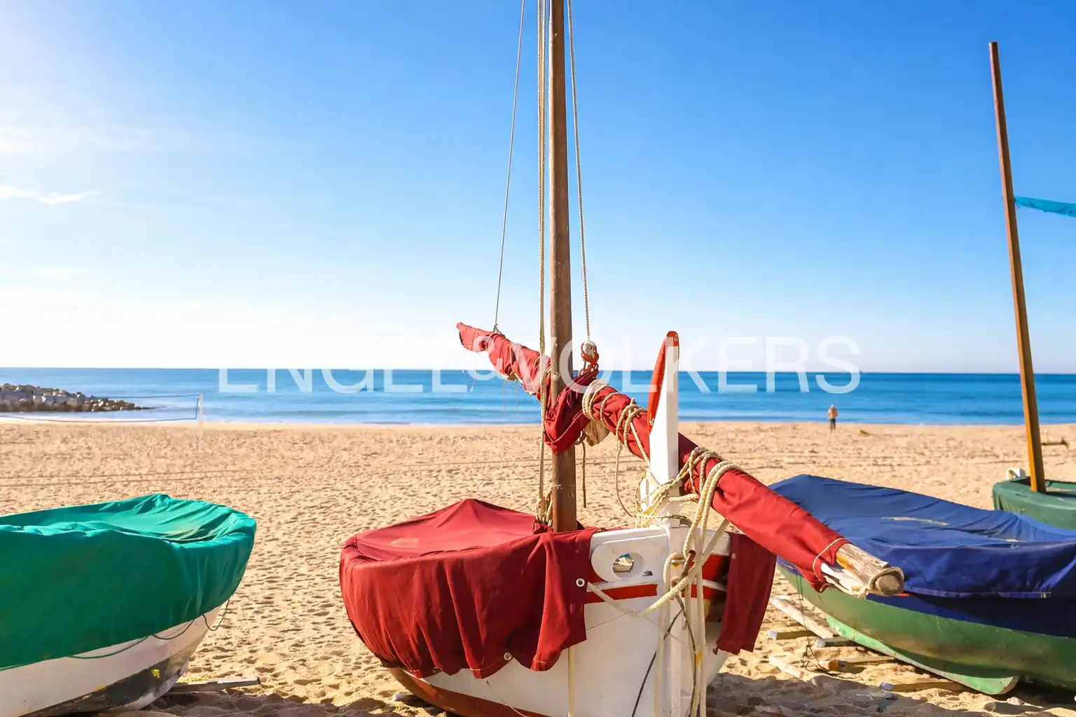 Exterior view of Houses for rent in Sant Pol de Mar  with Air Conditioner, Heating and Parquet flooring