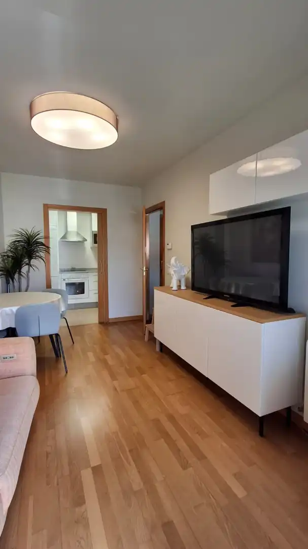 Sala d'estar de Àtic en venda en Boiro amb Calefacció, Terrassa i Traster