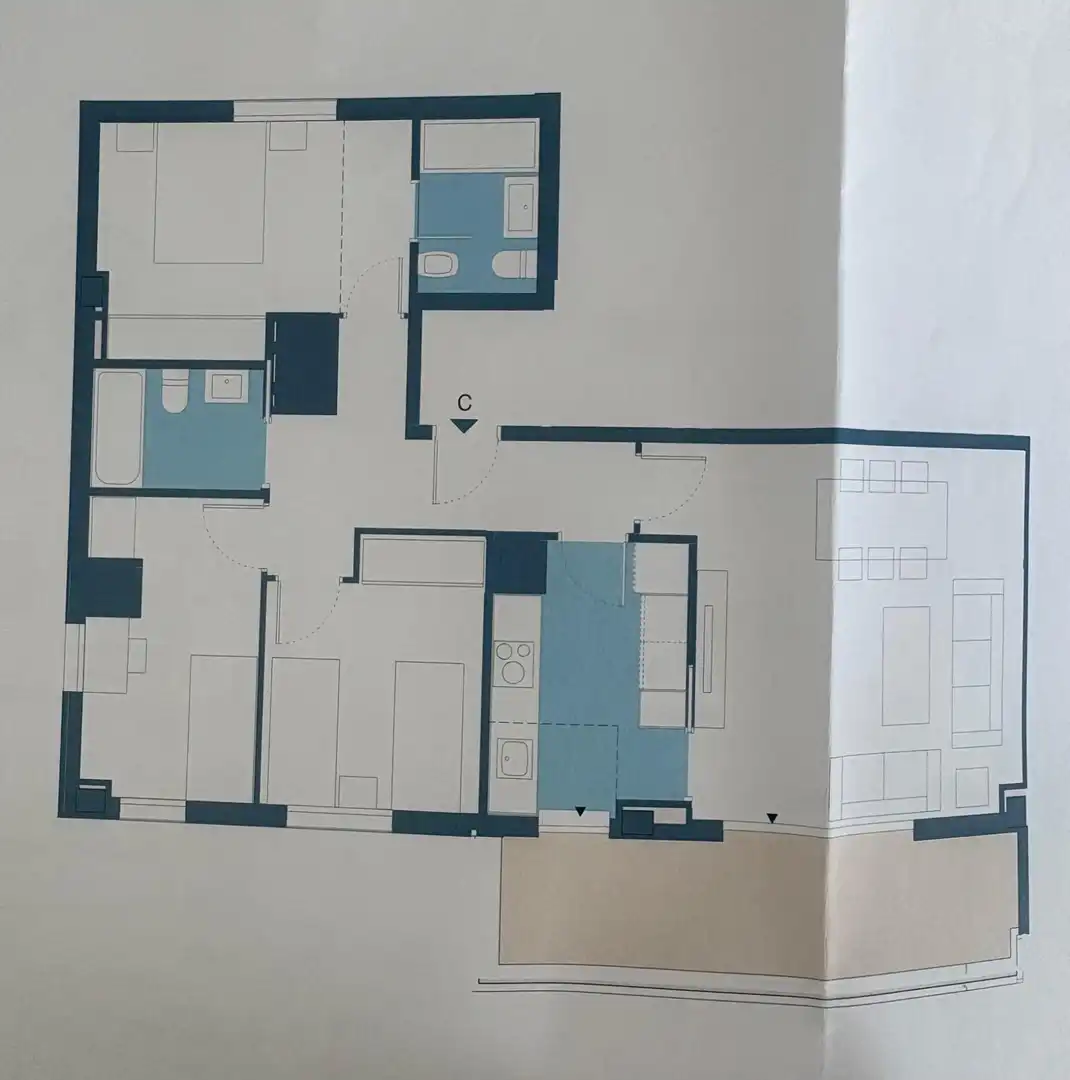 Piso en venta en Cornellà de Llobregat con Aire acondicionado, Calefacción y Jardín privado
