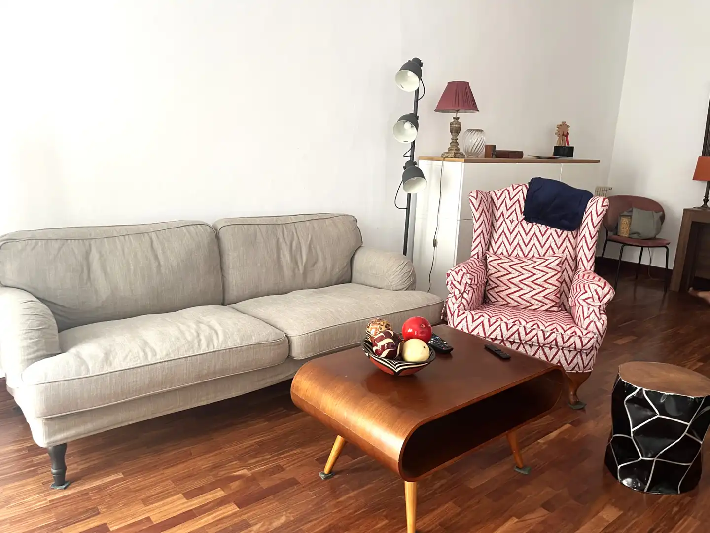 Sala de estar de Piso de alquiler en Donostia - San Sebastián  con Calefacción, Amueblado y Horno