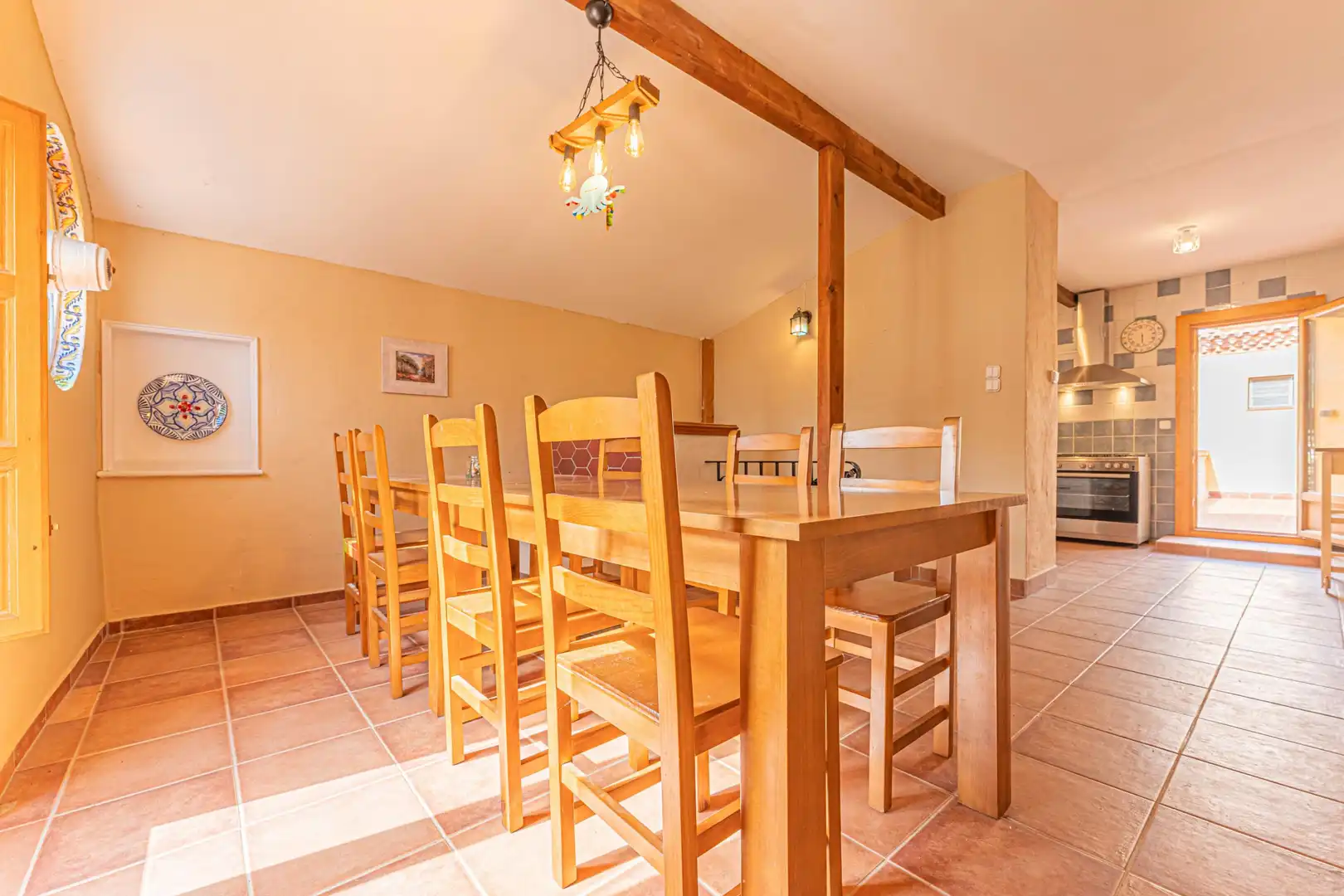 Comedor de Finca rústica en venta en Cabanelles con Terraza, Piscina y Balcón