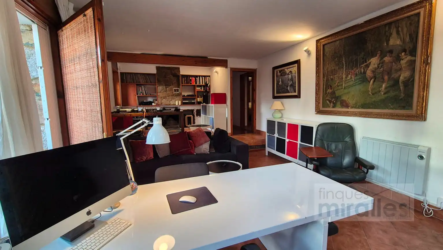 Sala d'estar de Casa o xalet en venda en Vilassar de Dalt amb Calefacció, Jardí privat i Terrassa