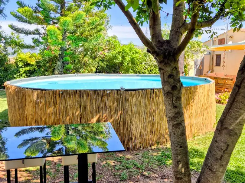 Piscina de Casa o xalet de lloguer en Sa Pobla amb Calefacció, Jardí privat i Terrassa