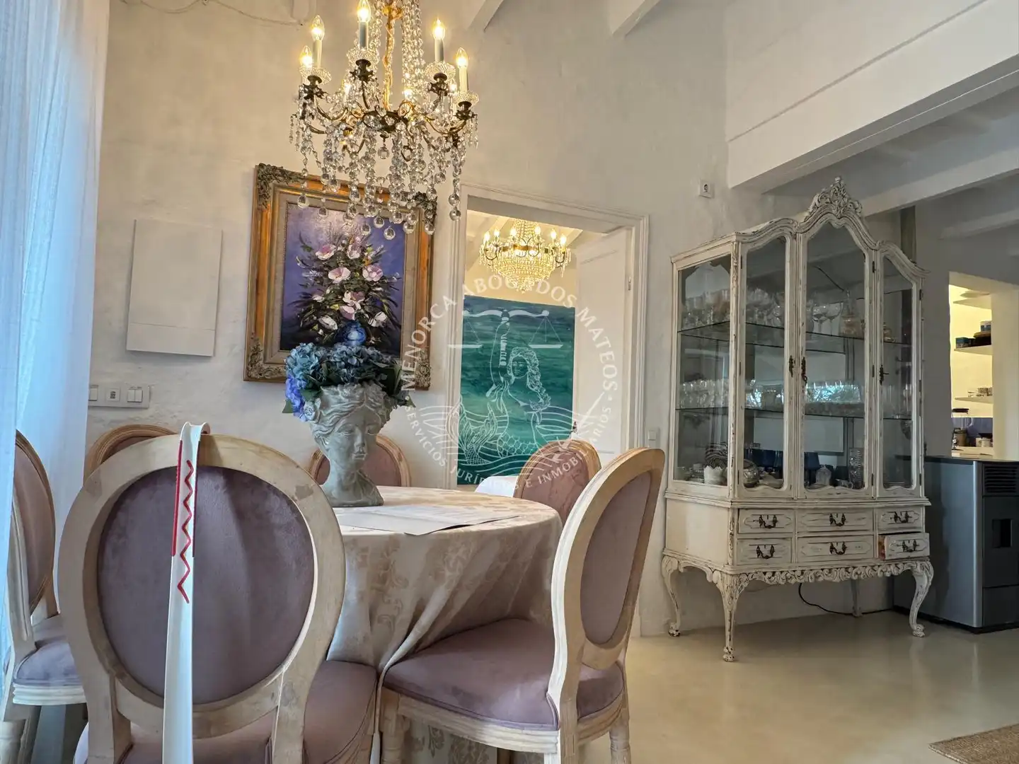 Comedor de Finca rústica en venta en Maó - Mahón con Aire acondicionado, Jardín privado y Terraza