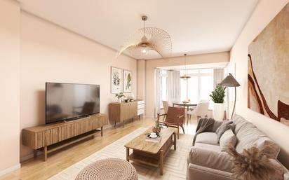 Living room of Flat for sale in  Valencia Capital  with Air Conditioner, Terrace and Balcony