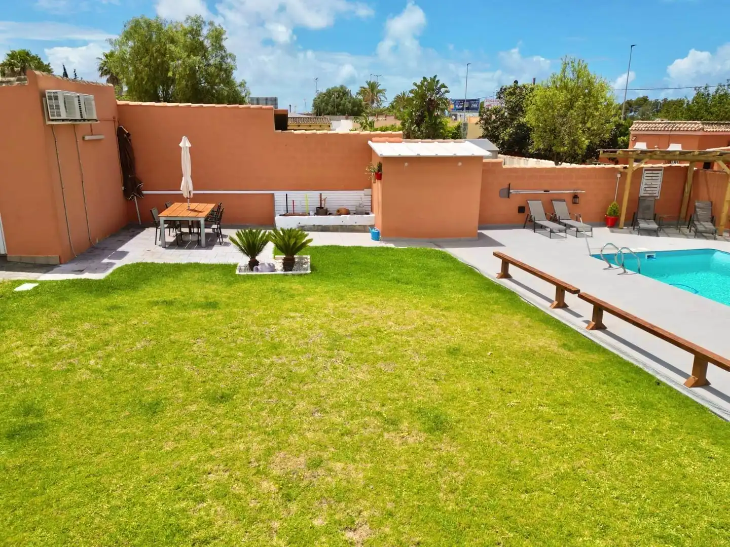 Garden of Houses for sale in Chiclana de la Frontera  with Private garden, Terrace and Storage room
