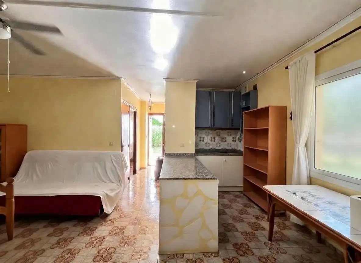 Cuina de Casa adosada en venda en Dénia amb Jardí privat, Terrassa i Piscina comunitària