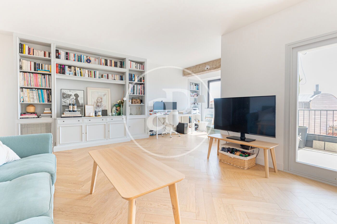 Sala de estar de Piso en venta en Sabadell con Aire acondicionado, Calefacción y Terraza